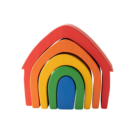 HearthSong Bright Cottage Stackable Nesting Blocks