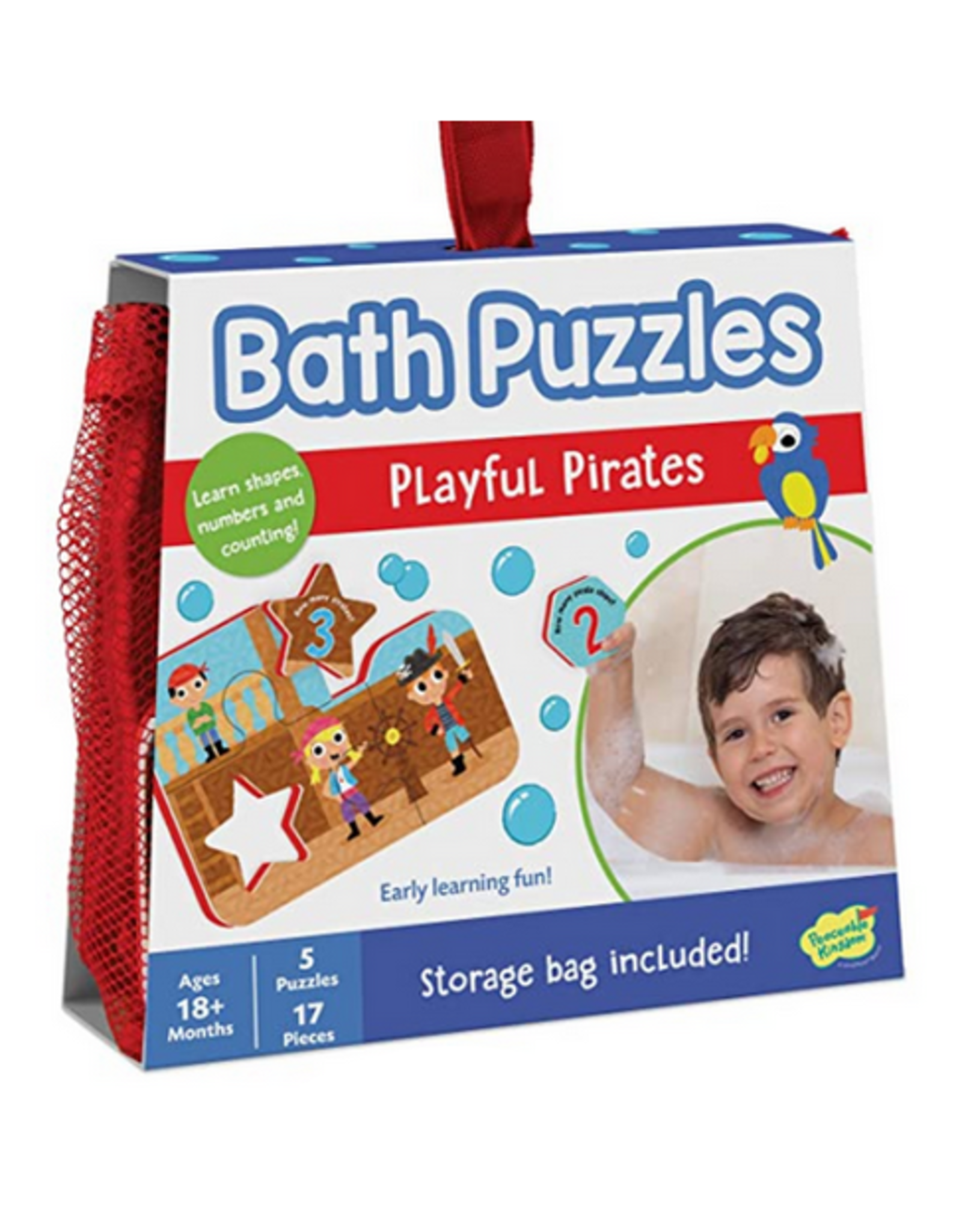 Peaceable Kingdom Playful Pirate Bath Puzzle