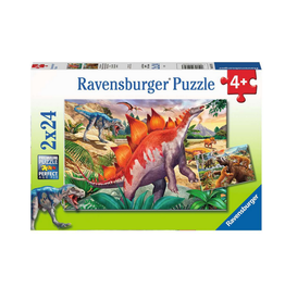 Ravensburger Jurassic Wildlife 2 x 24 pc Puzzles