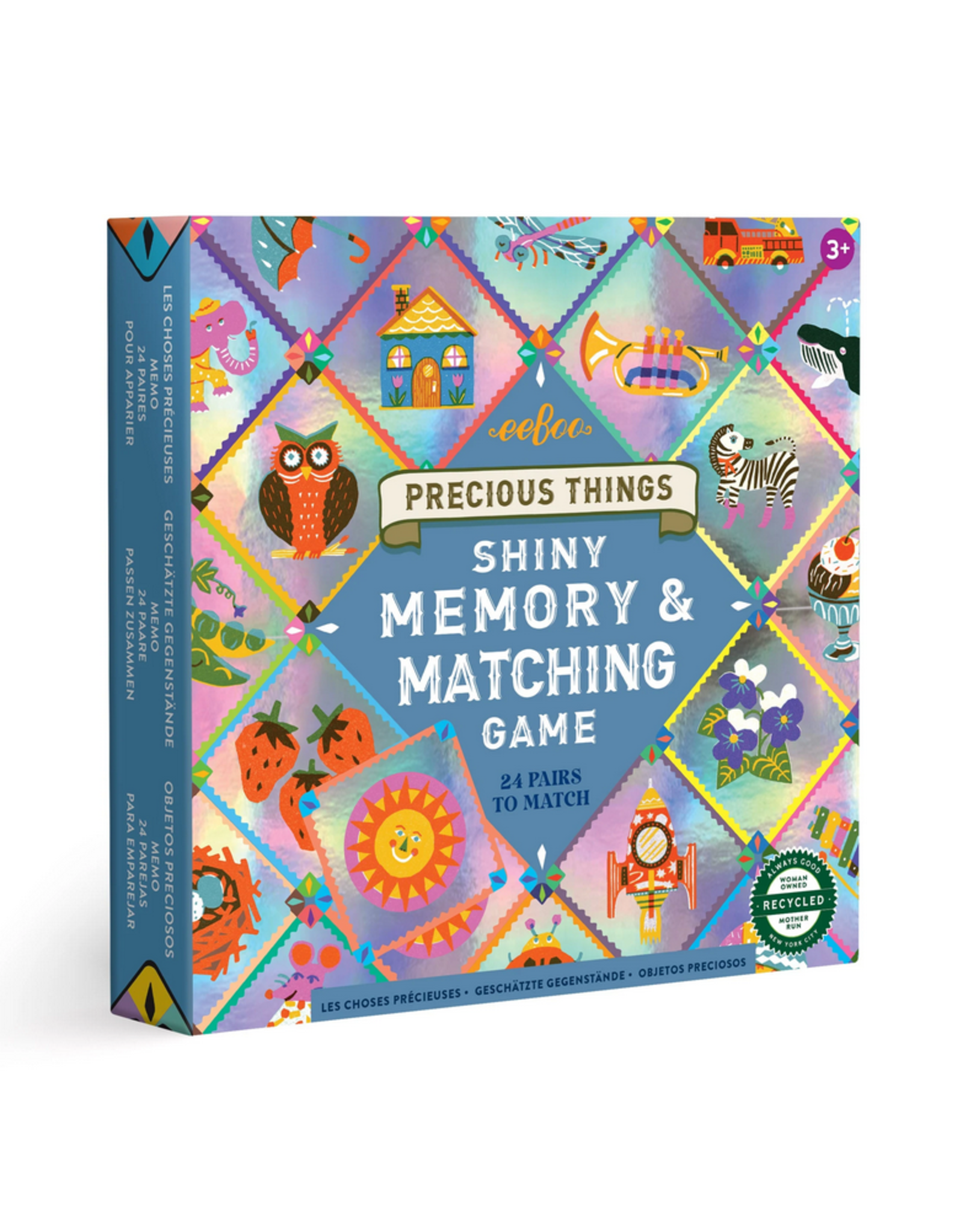 eeBoo Precious Things Shiny Memory & Matching Game