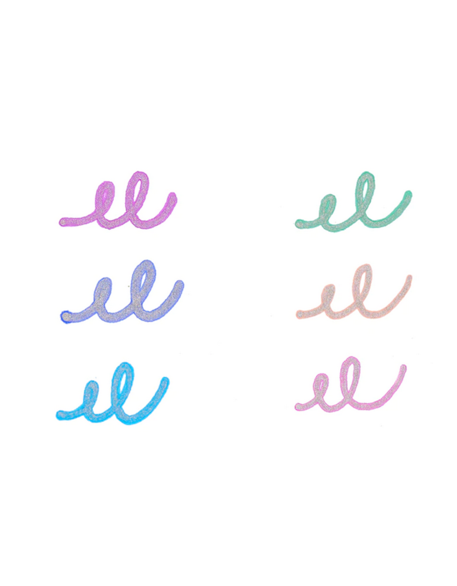 ooly Silver Linings Outline Markers - Set 6