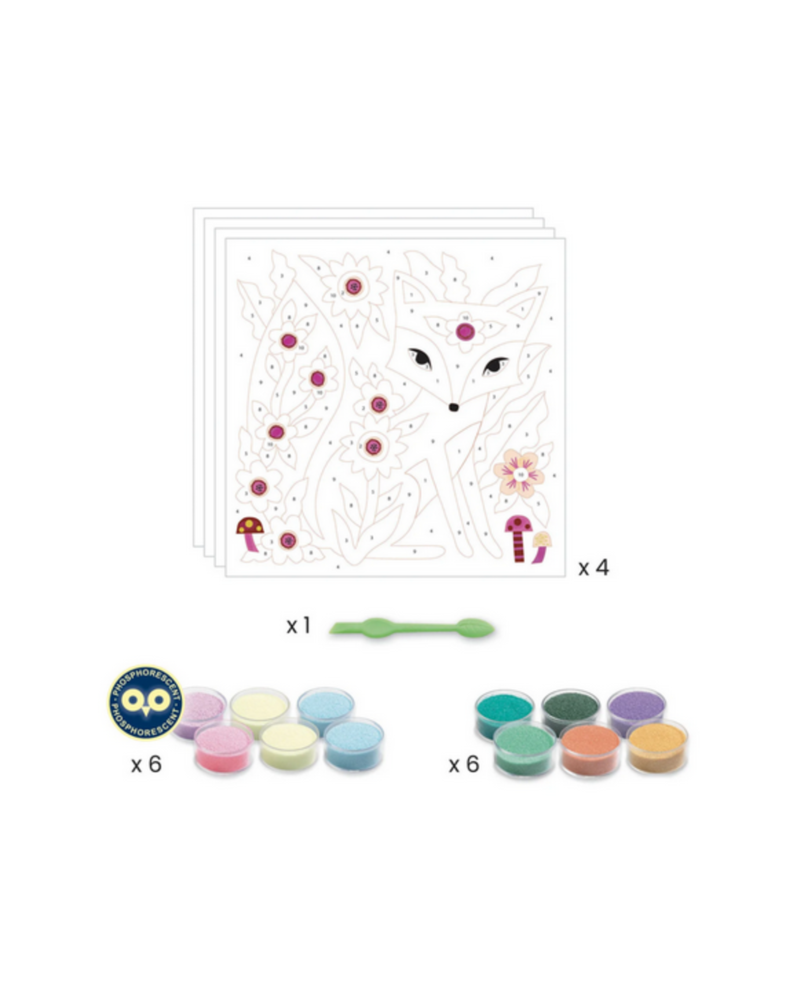 Djeco Garden Lights Colored Sand Art Kit Doylestown PA Busy Bee Toys