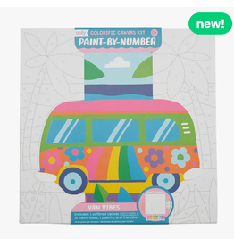 ooly Colorific Canvas Paint by Numbers Kit:  Van Vibes