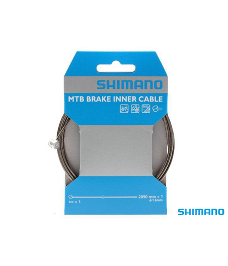 Shimano Brake Cable - MTB 1.6 x 2050mm Stainless (packet of 1)