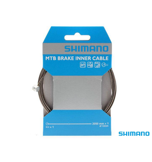 Shimano Brake Cable - MTB 1.6mm x 2050mm Stainless (packet of 1)