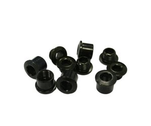 Chainring Bolt Kit 5-Arm Double Steel Black (suits 2x chainring setup)