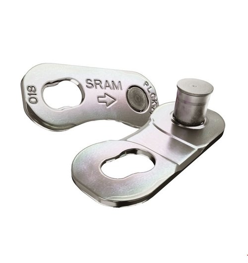 SRAM PowerLock Flattop Chain Connector Link - 12-Speed Road /13-Speed XPLR, Silver (1 pair) D1 / E1