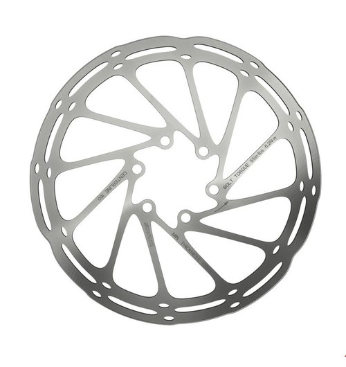 SRAM CenterLine Disc Brake Rotor - 220mm, 6-Bolt (includes Steel rotor bolts)