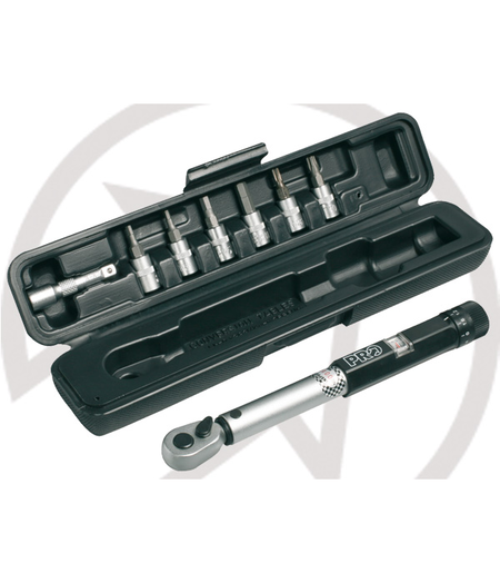 Pro Tool - Torque Wrench (3-15Nm) w/ M3, M4, M5, M6, T25, T30 Bits