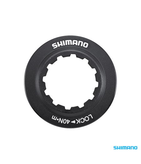 Shimano SM-RT81 Disc Brake Rotor Lock Ring & Washer (Black) Internal Serration