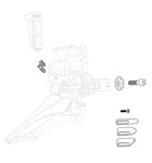 SRAM Force eTap AXS Front Derailleur Spare Parts Kit