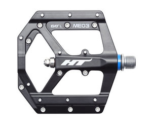 ME03 Magnesium Flat Pedal Black