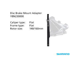 BR-RS505 Front Caliper Mount Bracket / Caliper: Flat Mount: Flat
