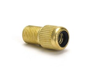 Brass Adaptor for Presta to Schrader valve