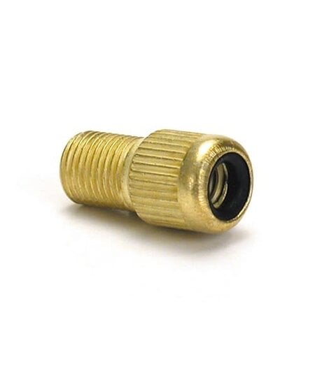 Azur Brass Adaptor for Presta to Schrader valve