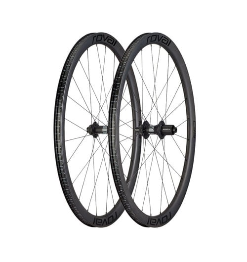 Roval Rapide C38 Disc Wheelset Satin Carbon/Black 700c (pair)