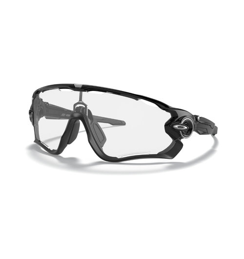 Oakley Jawbreaker Polished Black w/ Clear to Black Iridium Photochromic Lens