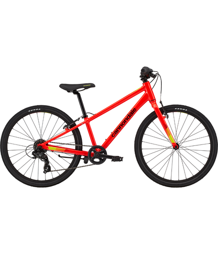 Cannondale Kids Quick 24 7-Speed Boys Acid Red