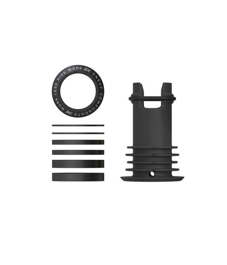 OneUp EDC Threaded Top Cap Black