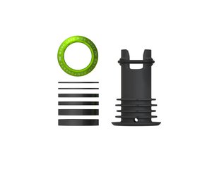 EDC Threaded Top Cap Green
