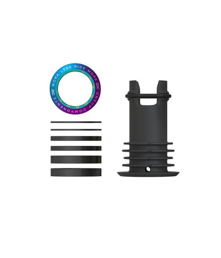 OneUp EDC Threaded Top Cap Oil Slick