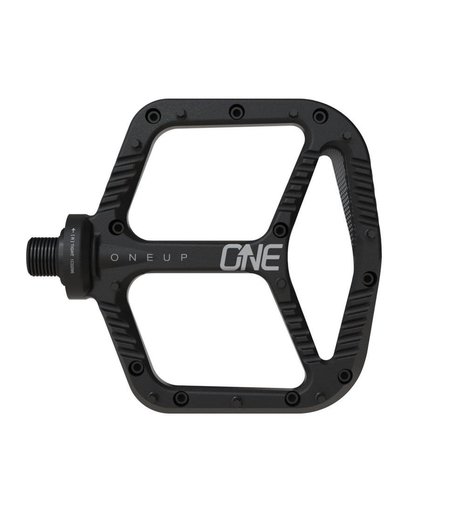 OneUp Flat Aluminum Pedals Black