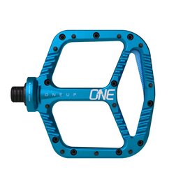 OneUp Flat Aluminum Pedals Blue