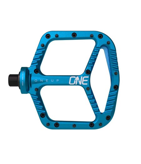 OneUp Flat Aluminum Pedals Blue