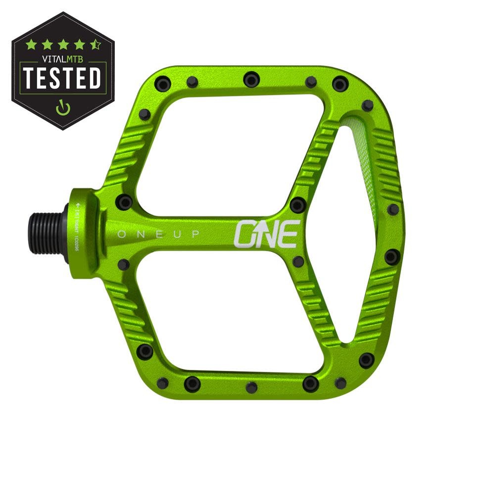 green mtb pedals