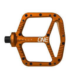 OneUp Flat Aluminum Pedals Orange