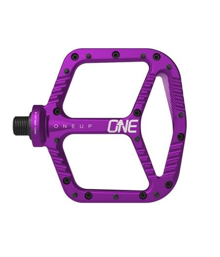 OneUp Flat Aluminum Pedals Purple