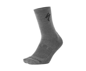 Merino Midweight Tall Sock Charcoal