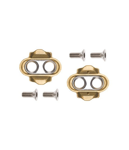 Crankbrothers Cleat Standard Release Gold - 15 Degree Release Angle, 6 Degree Float