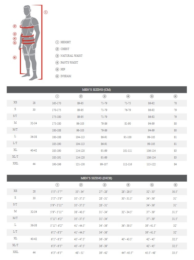 Aggregate more than 153 men's dress size chart latest - seven.edu.vn