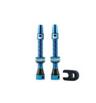 CushCore Tubeless Valves (Pair) Royal Blue 44mm