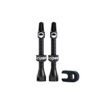 CushCore Tubeless Valves (Pair) Black 55mm