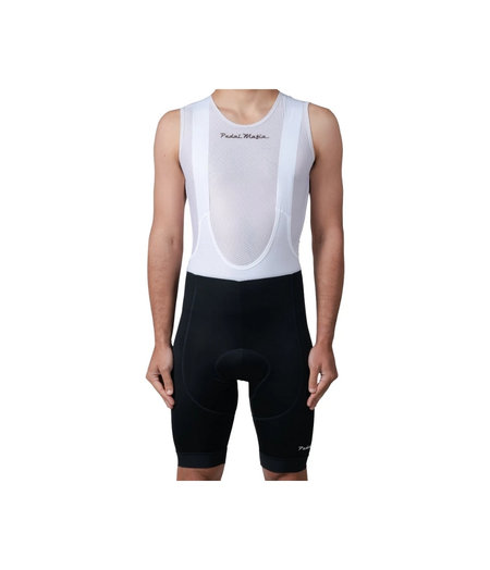 Pedal Mafia Men's Tech Bib Black White