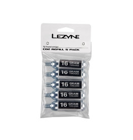 Lezyne Co2 Cartridges 16gm - 5 Pack