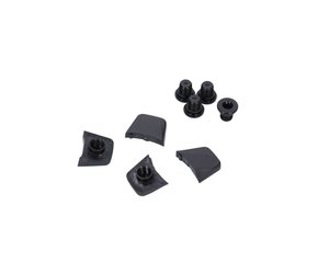 Crank Chainring Bolt Kit 4-Arm 1x Red/Force D1 Alloy Black