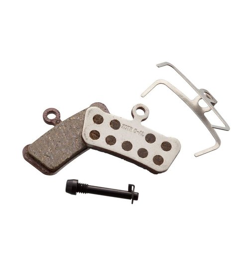SRAM Disc Brake Pads - Medium - Organic Compound, Aluminium Backed (Quiet) for Trail, Guide, G2 and Level 4-piston - 1 Set