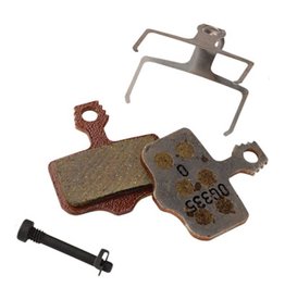 SRAM Disc Brake Pads - Small - Organic Compound, Steel Backing (Powerful) for Level B1, Elixir, and 2-Piece Road - 1 Set - OE MTB Pad