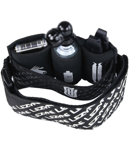 Lezyne Sendit Caddy, Fits 1 MTB tube, Tyre Levers, Mini Tool, CO2 Cartridge & More