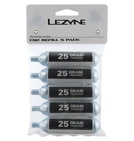 Lezyne Co2 Cartridges 25gm - 5 Pack
