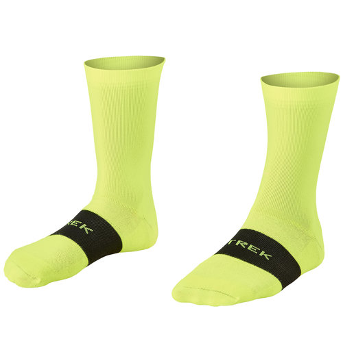 Trek Race Crew Cycling Socks Radioactive Yellow SMALL