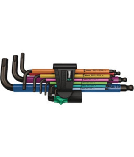 Wera 950/9 Hex-Plus Multicolour 1 L-key set metric BlackLaser
