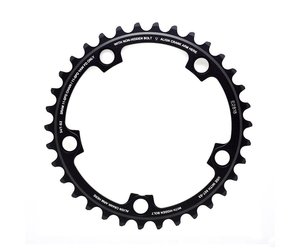 CHAIN RING ROAD 34 TOOTH 11 SPEED YAW S1 110 BCD ALLOY BLACK