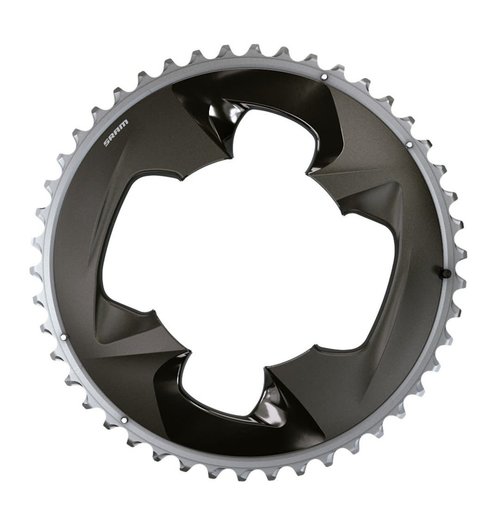 SRAM CHAIN RING ROAD 107 BCD 2X FORCE POLAR GREY COVER PLATE