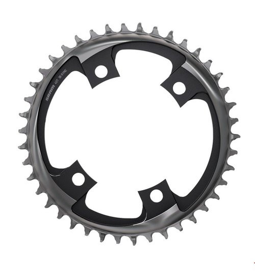 SRAM X-Sync Chainring, 107mm BCD x 4-Bolt 1x12-Speed, Polar Grey (SRAM Red)