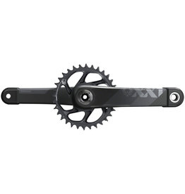 SRAM XX1 Eagle Carbon Boost Crankset, 12-Speed, 34t, Direct Mount, DUB Spindle Interface, Grey