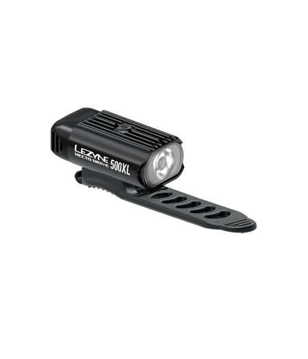 Lezyne Hecto Drive 500XL LED Front Light - USB Thumbstick Black